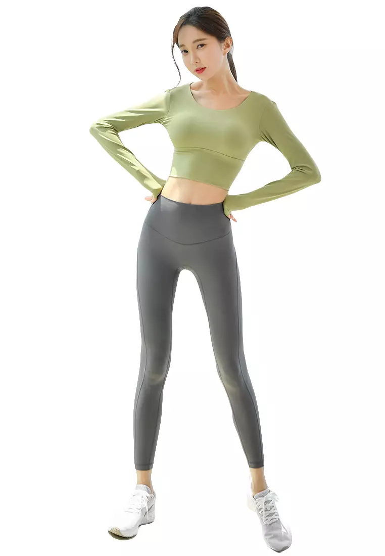 (2PCS) Quick Dry Running Fitness Yoga Dance Set (Bra Tops+Bottoms)