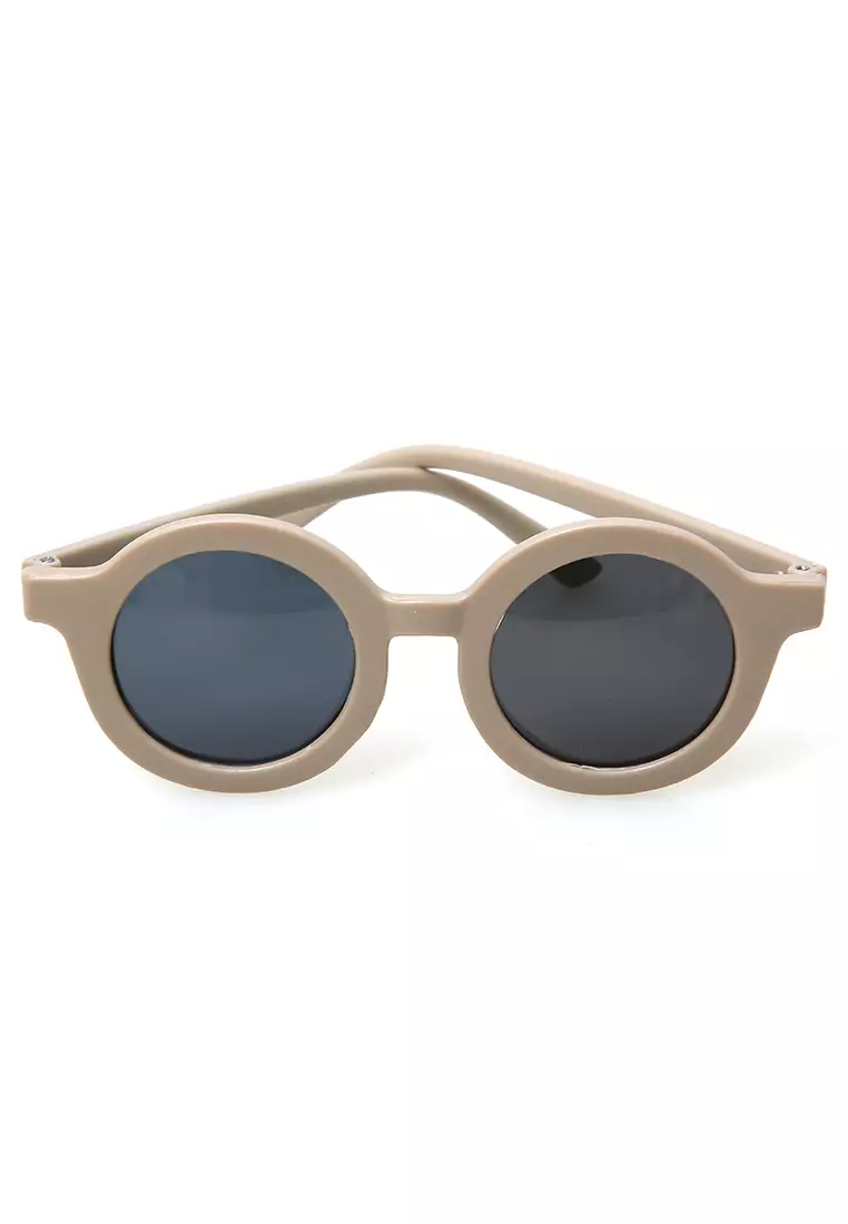 Ulrico Kacamata Anak Unisex UV Protection Kids Sunglasses Cute Design Material Plastic ORIGINAL - Coffee