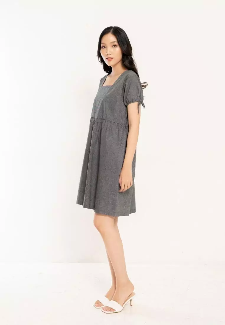 Agatha Dress Dark Grey