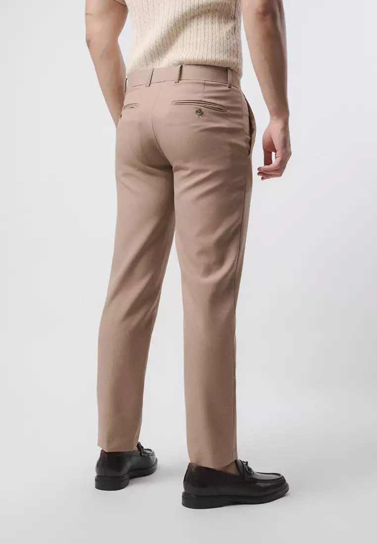 Pedro Regular Fit Trousers Pants Brown