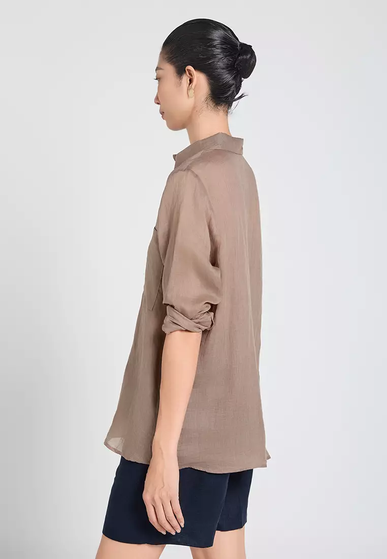 Casual Workwear Linen Shirt