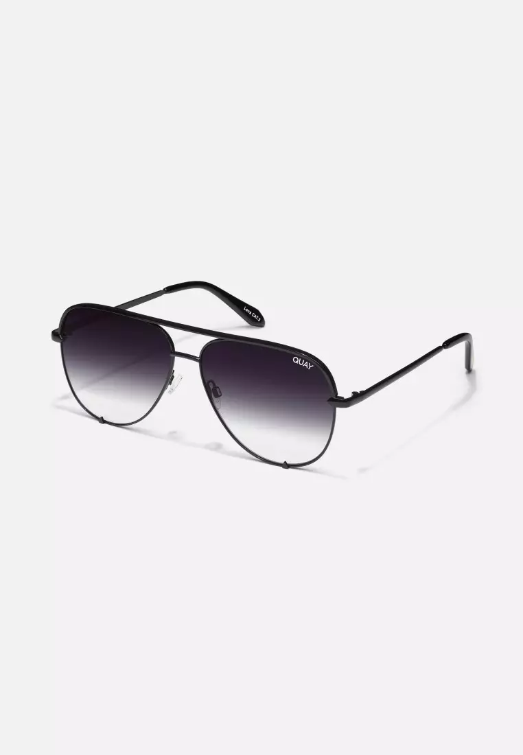 High Key Large Sunglasses - Black/Fade