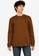 Only & Sons brown Lucas Life Embroidered Crew Sweatshirt F11F1AA1FEDABDGS_1