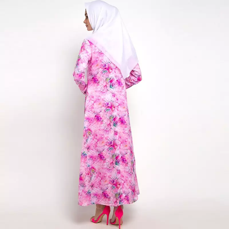 Maria Maxi Dress In Pink Print