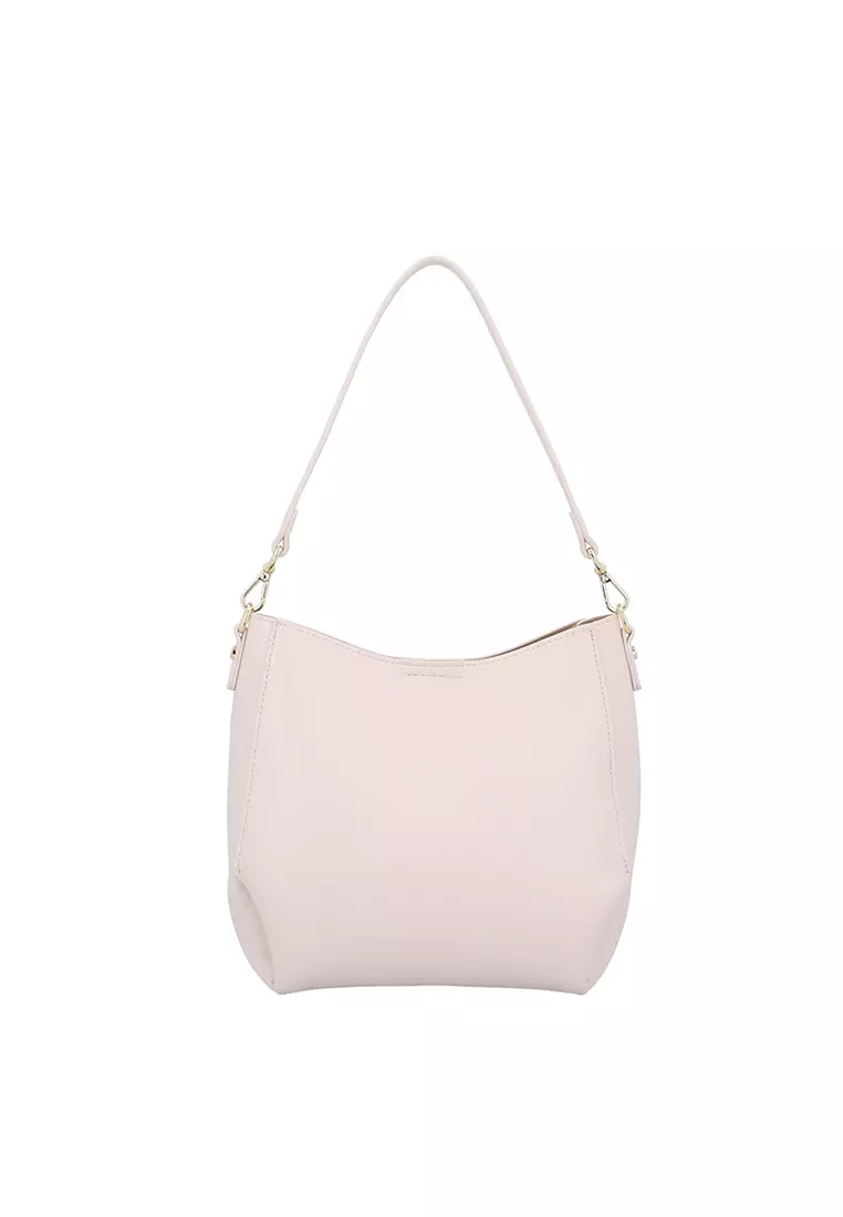 CR Elise 2-Way Shoulder Bag - Beige