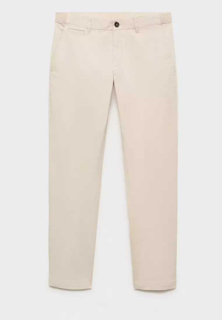 Prato Cropped Tapered Chino Trousers