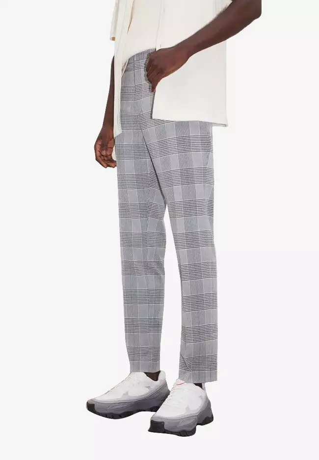 Buy H M Slim Fit Trousers Online ZALORA Malaysia