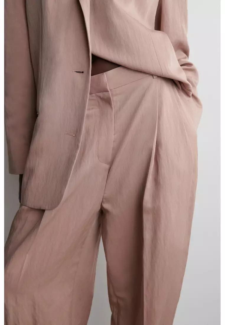 RELAXED FLUID WIDE-LEG TROUSERS