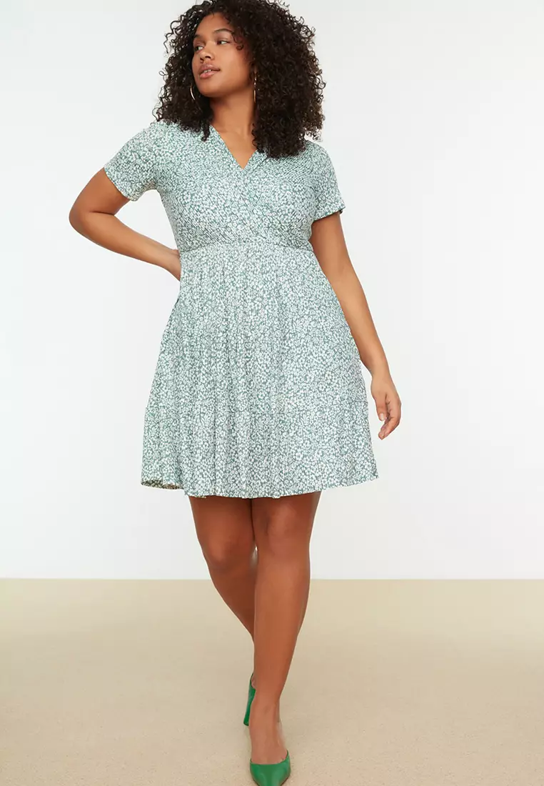 Plus Size Floral Dress
