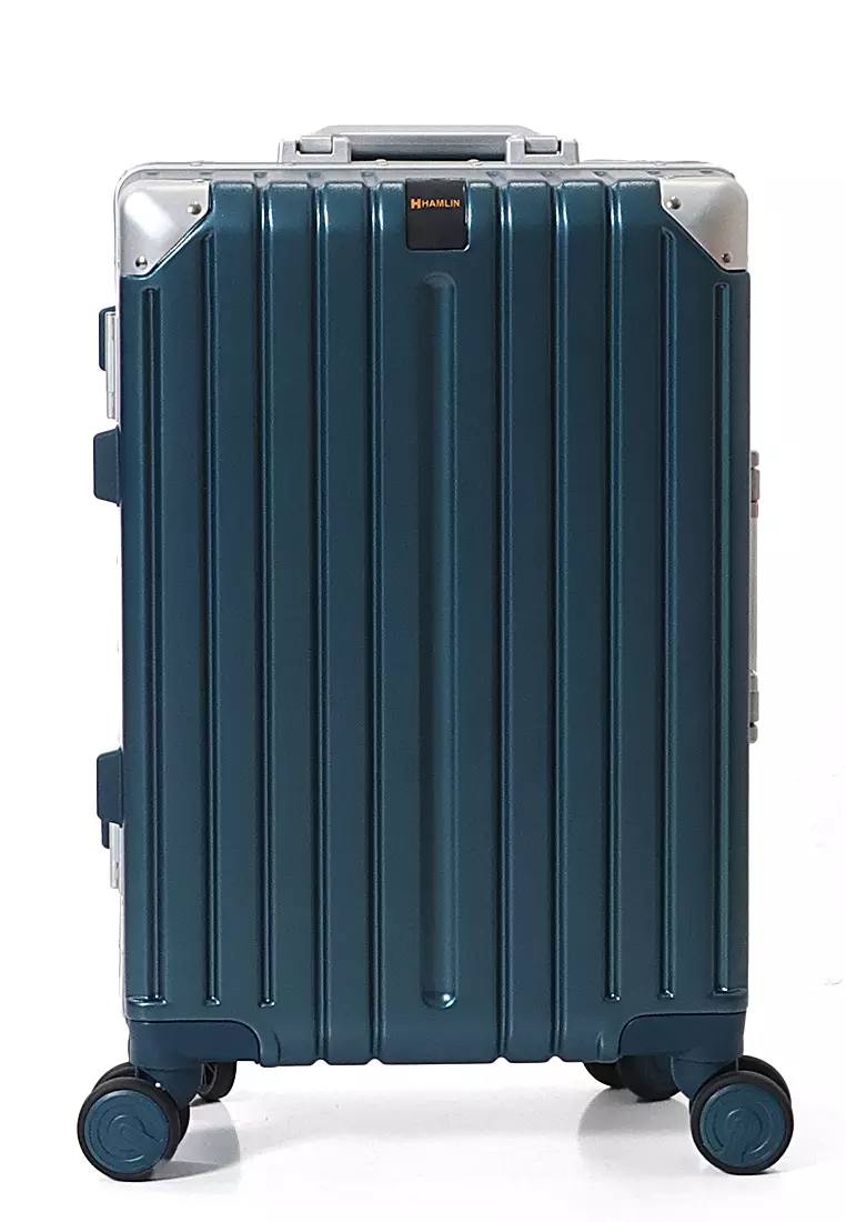 Barayev Koper Alumunium Frame Size 20 Inch Travel Bag Unisex Large Compartment  TSA Lock Material Polycarbonate ORIGINAL - pasifiicblue