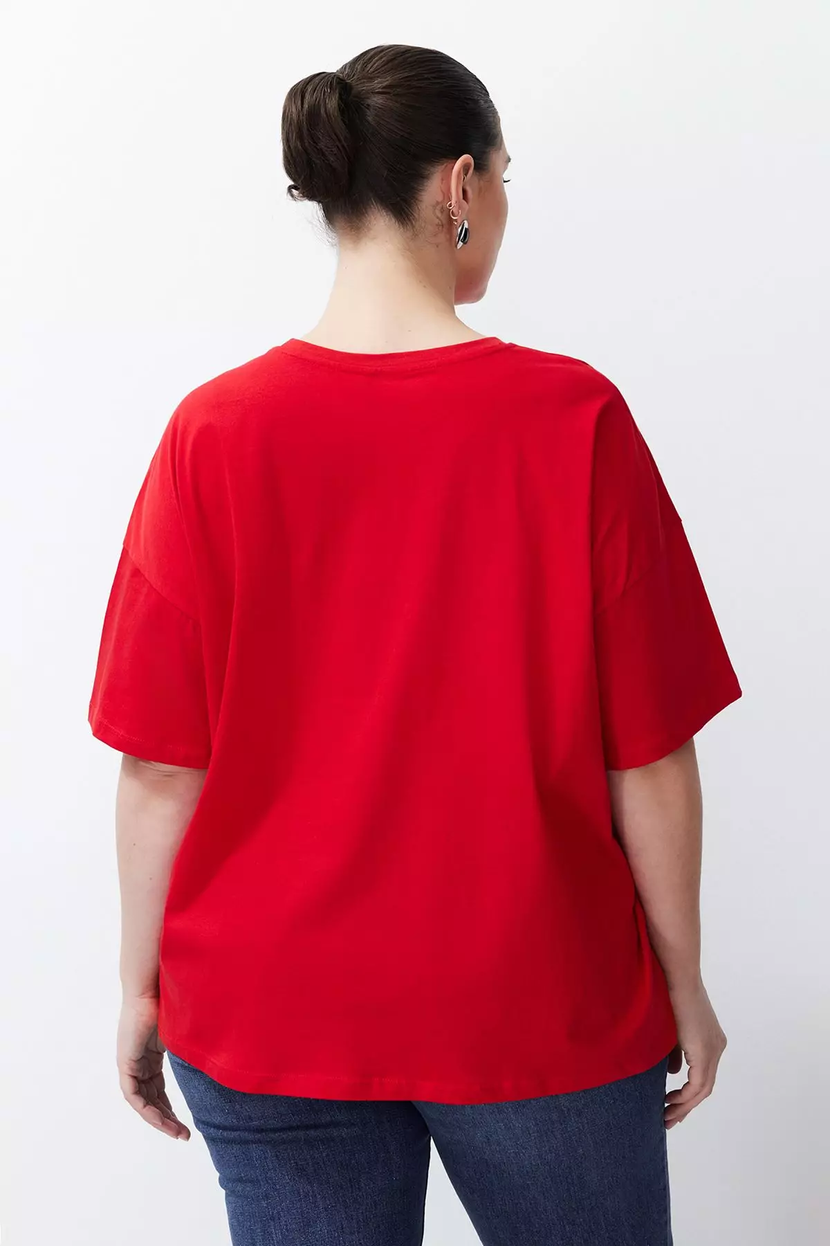 Plus Size Cotton Oversized T-Shirt