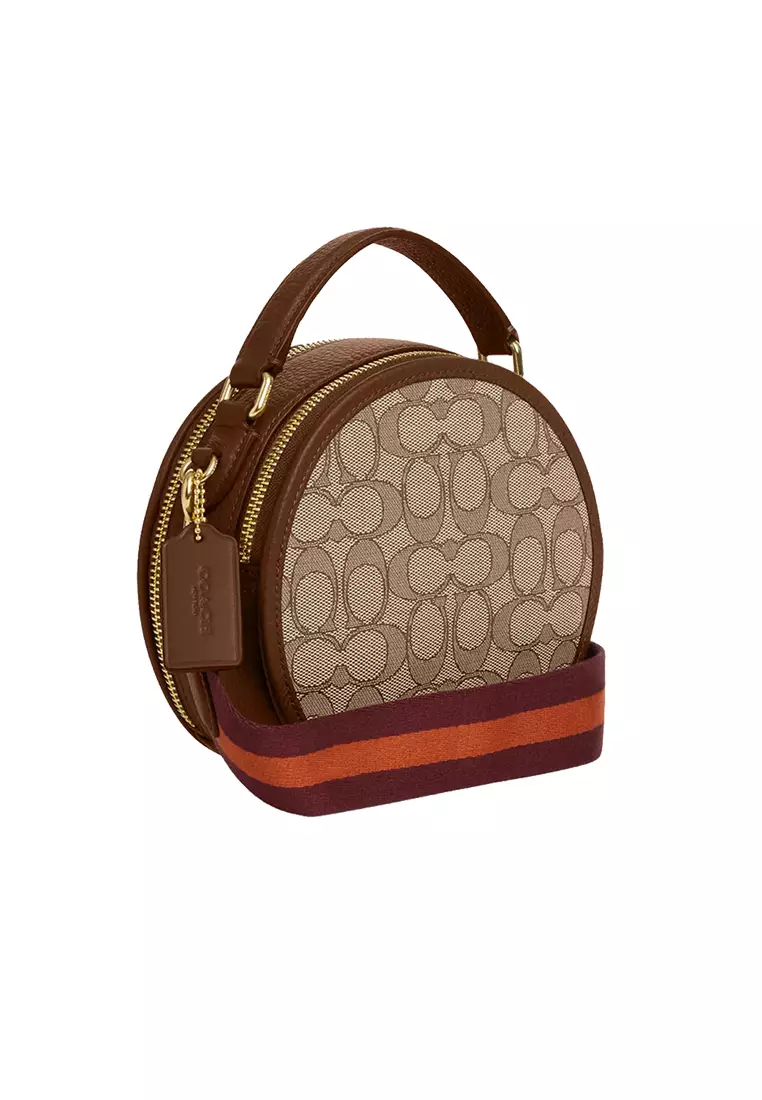 Buy Coach COACH Canteen Crossbody In Signature Jacquard Khaki