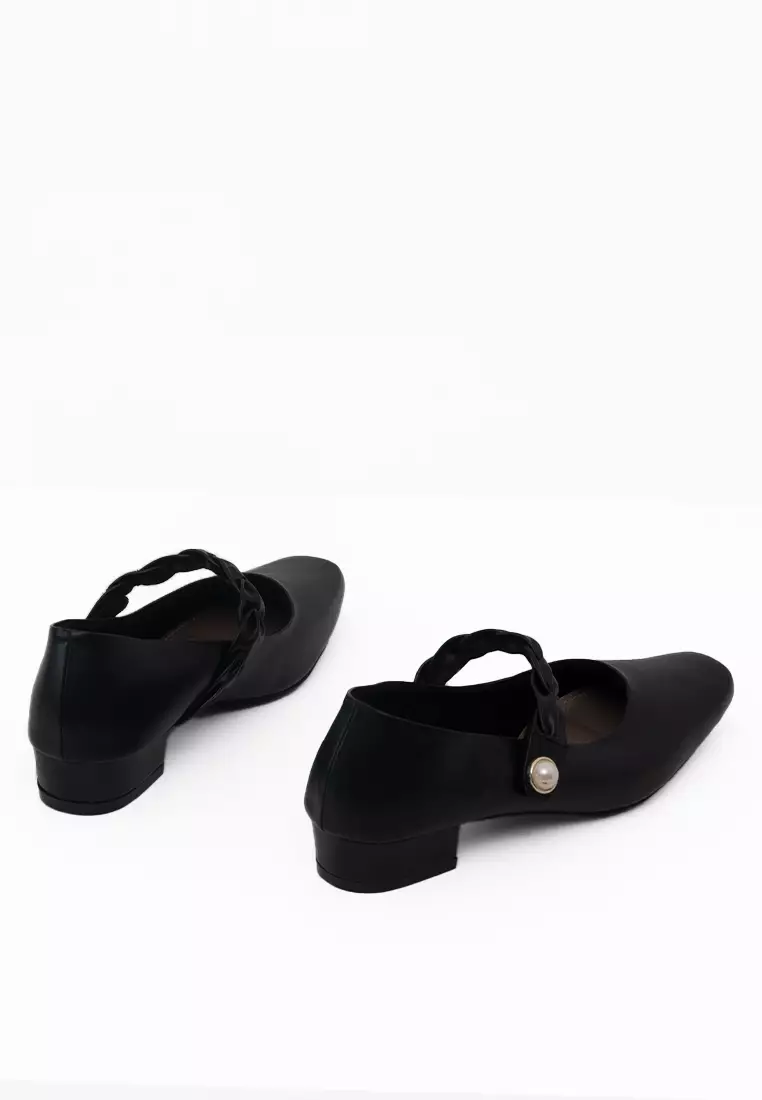 VIVI NICI - Contessa Sepatu Wanita Hak 3 Cm Black Solid