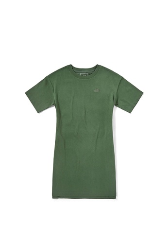 The North Face green The North Face Women Short Sleeve Tunic Tee AAF79AA6FF85E4GS_1