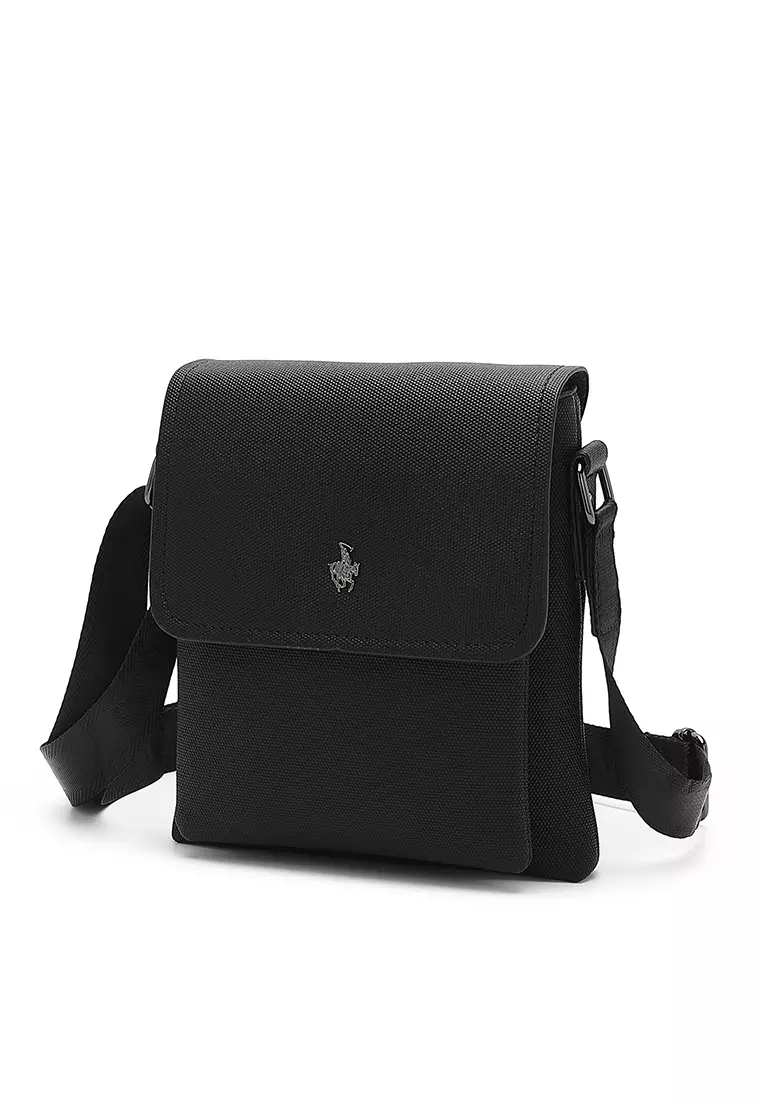 Men's Sling Bag / Crossbody Bag (Tas Selempang Pria) - Hitam