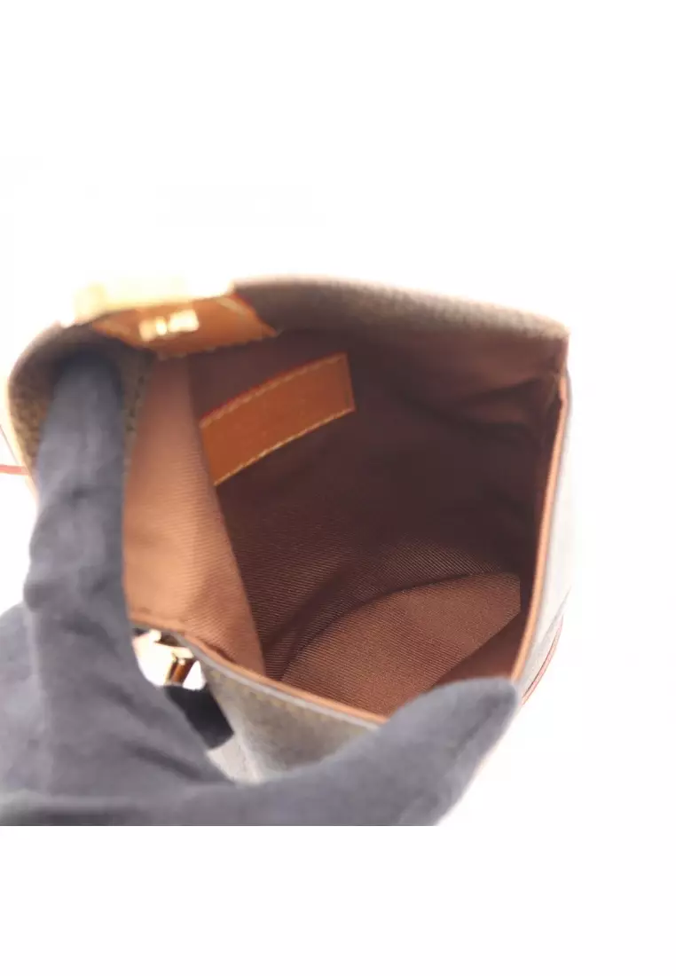 Pre-Loved Louis Vuitton Envelope Pouch Monogram Dust Shoulder Bag, PVC leather, brown