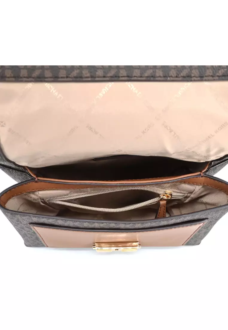 Cece Medium Logo Shoulder Bag - Brown