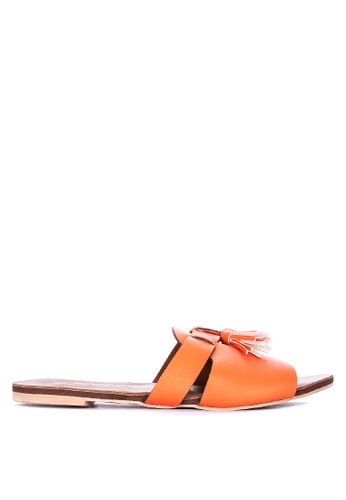ANINA orange Roux Slide Sandals 0E963SH13FFB2BGS_1
