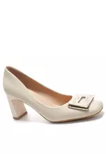 Buy Twenty Eight Shoes 7CM Square Buckle Chunky Heel Pumps BY2373