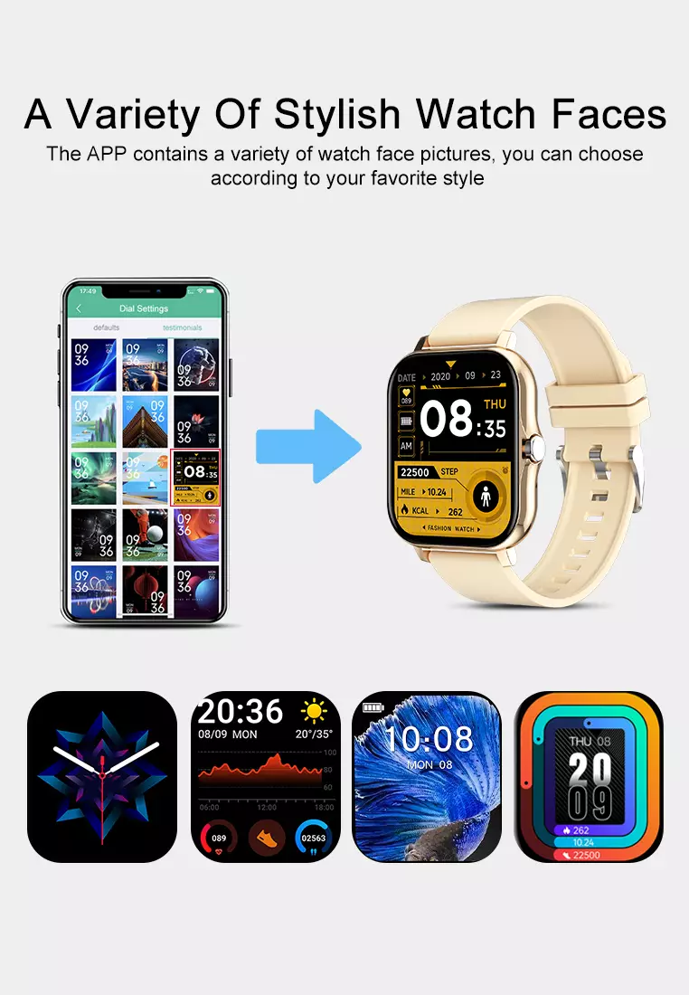 Y13 Smart Watch 1.83 Inch Multilingual High-definition Touch Large Screen Wireless Call Bluetooth Call Smart Watch rosegold