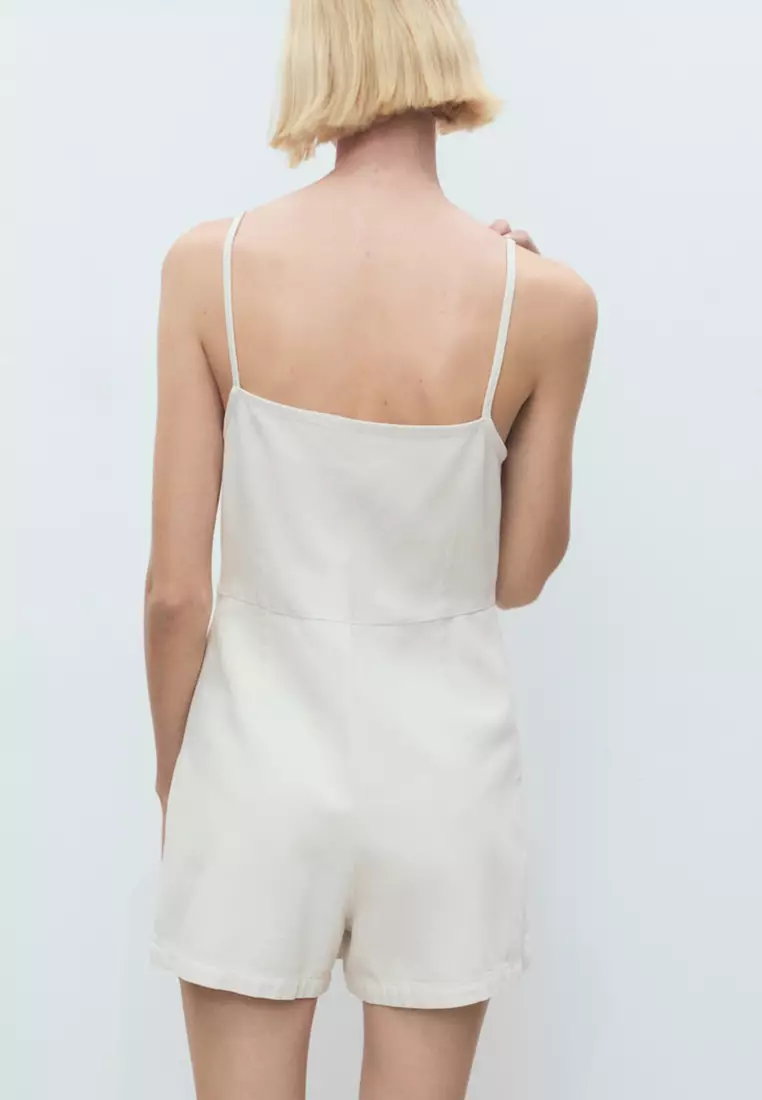 Short Denim Pinafore