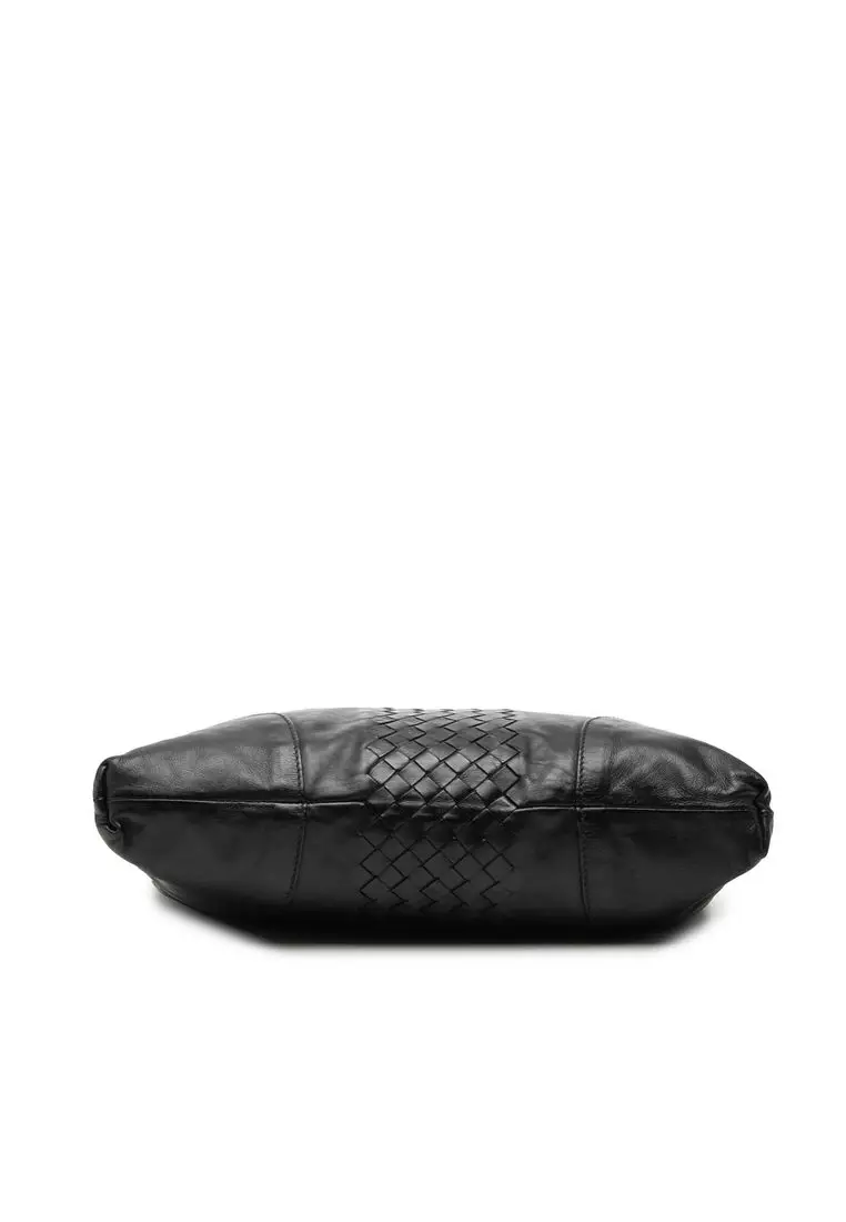 Pre-Loved Bottega Veneta Intrecciato Trimmed Nappa Convertible Tote