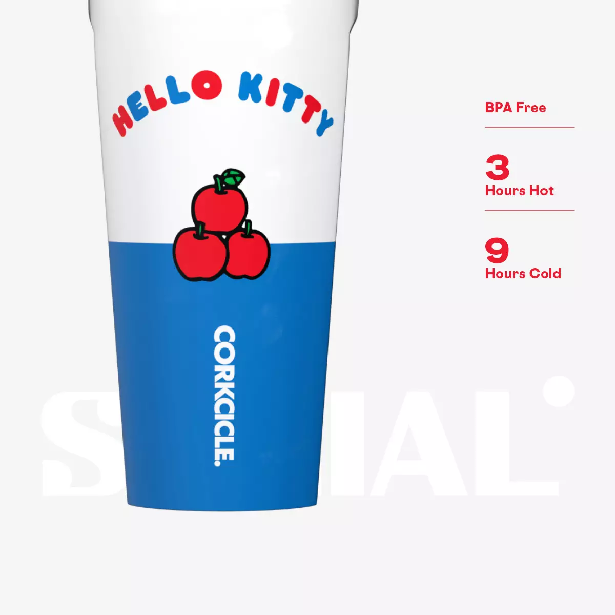 Corkcicle + Sanrio Characters - Hello Kitty Teatime Trinkets Tumbler