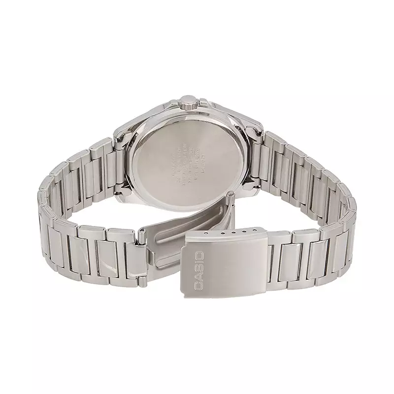 Jam Tangan Pria Casio General MTP-1370D-1A2VDF Black Dial Stainless Steel Band