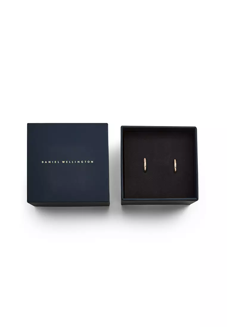 Classic Arch Earring Rose Gold 9mm - Unisex Earrings for women and men stainless steel Earrings DW Official Authentic Original perempuan lelaki DW