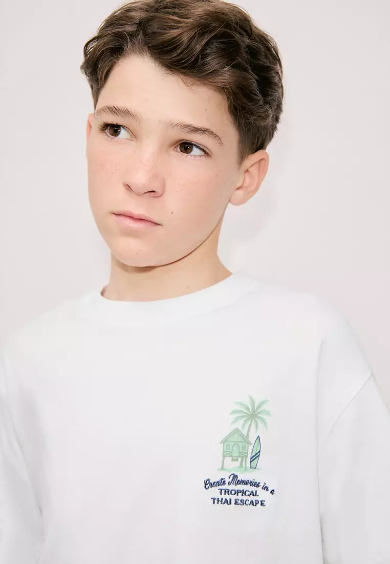 Printed Cotton T-Shirt