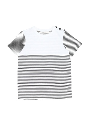 POP Shop black Ladies' Striped Combi T-Shirt 9844DAACCF500AGS_1