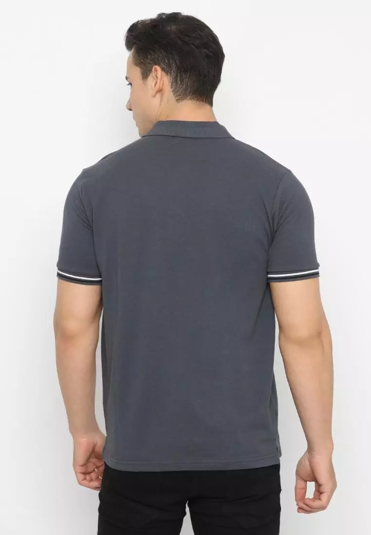 MATSUDA Kaos Polo Shirt Pria Kerah Fukui