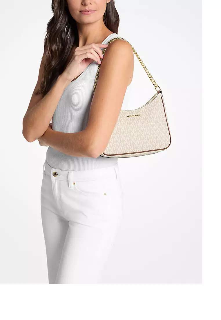 Jet Set Travel Large Signature Logo Convertible Crossbody Bag