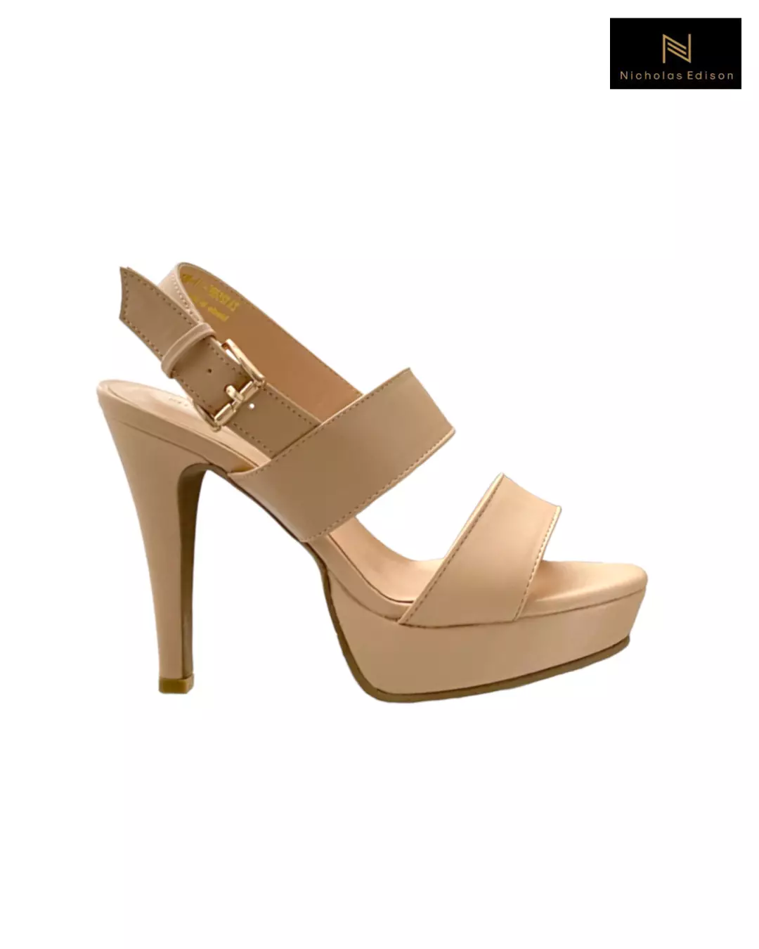 Nicholas Edison Heel Alika Beige