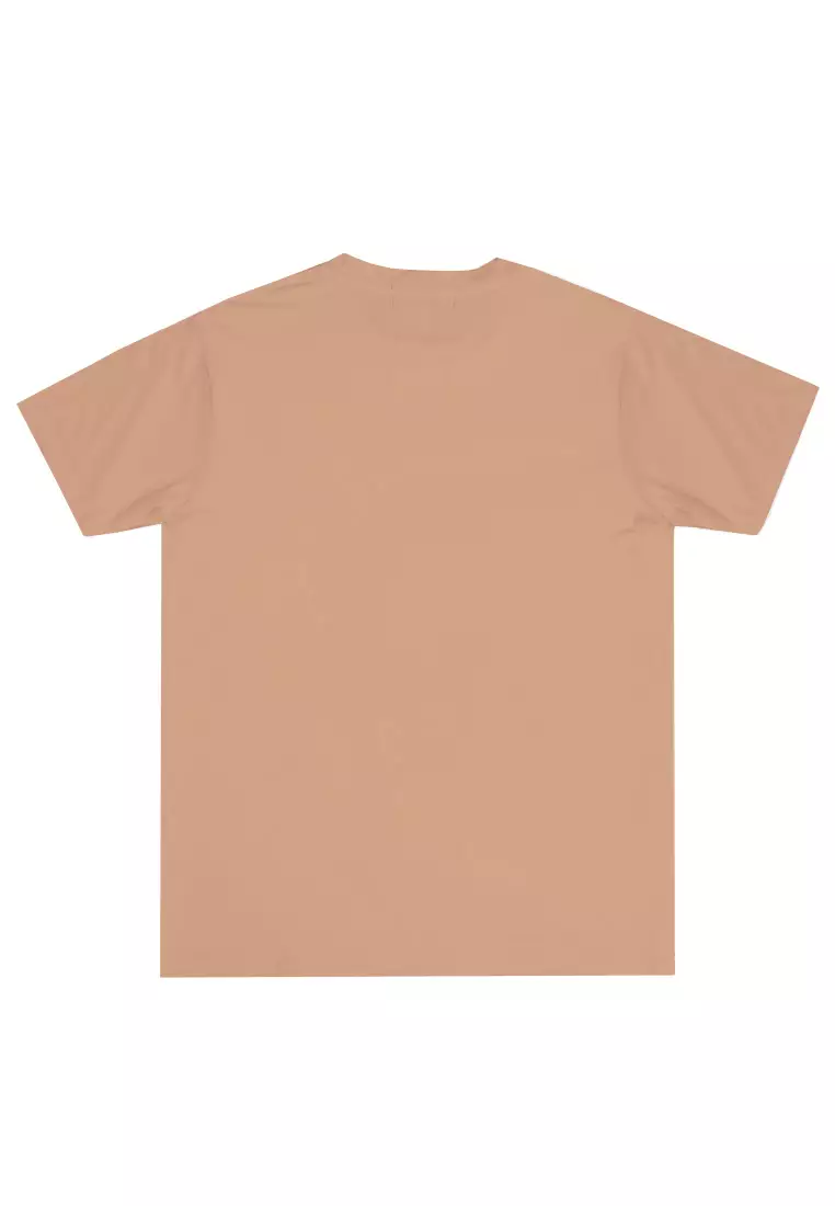 NTC50 kaos anti kusut distro anime kartun smile you are on camera khaki