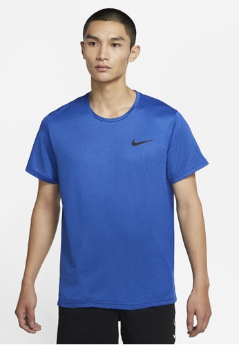 Nike blue Pro Dri-FIT Short-Sleeves Tee 67674AA079014FGS_1