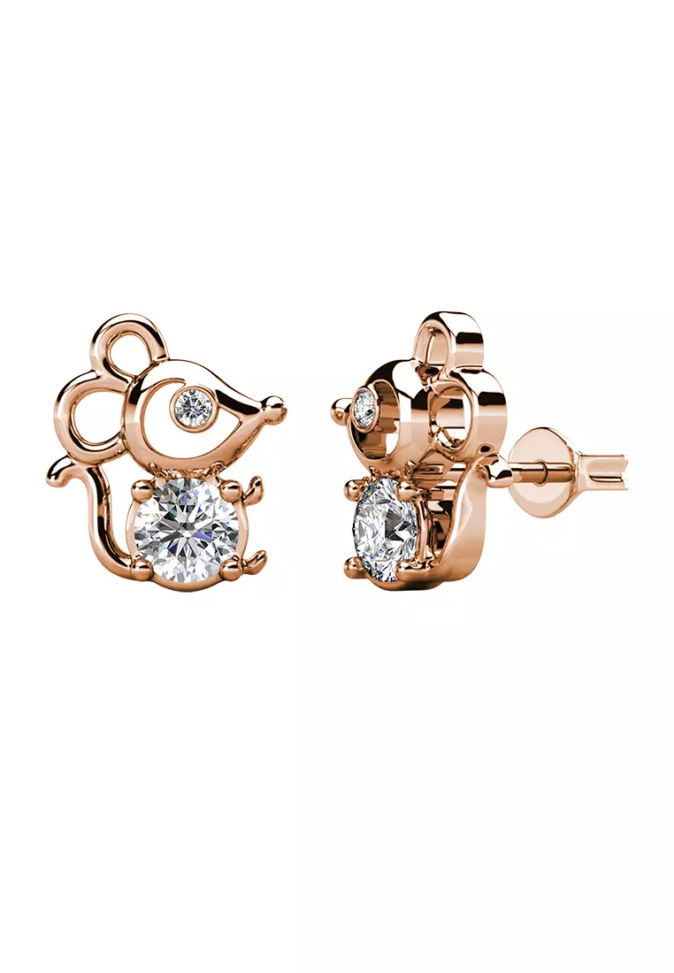 Mousy Earring RG - Anting Crystal by Her Jewellery