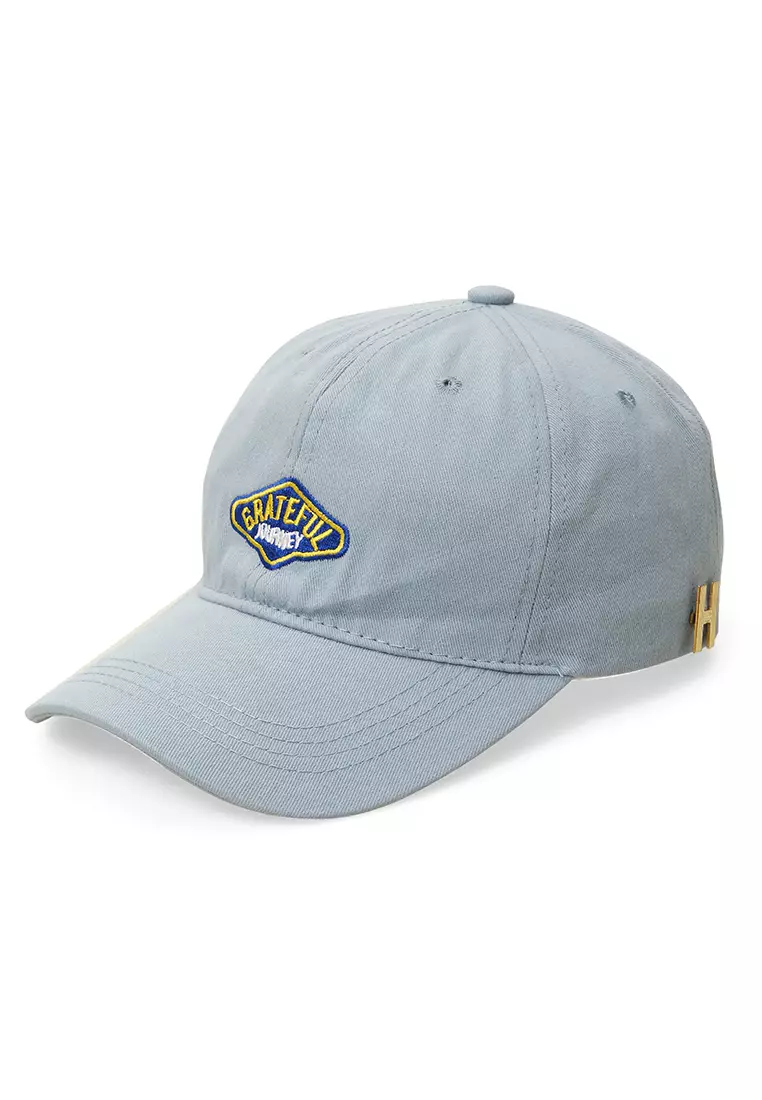 Jahari Aksesoris Fashion Pria Wanita Topi Baseball Kasual Logo Grateful Resizable Strap Material Cotton ORIGINAL - Blue