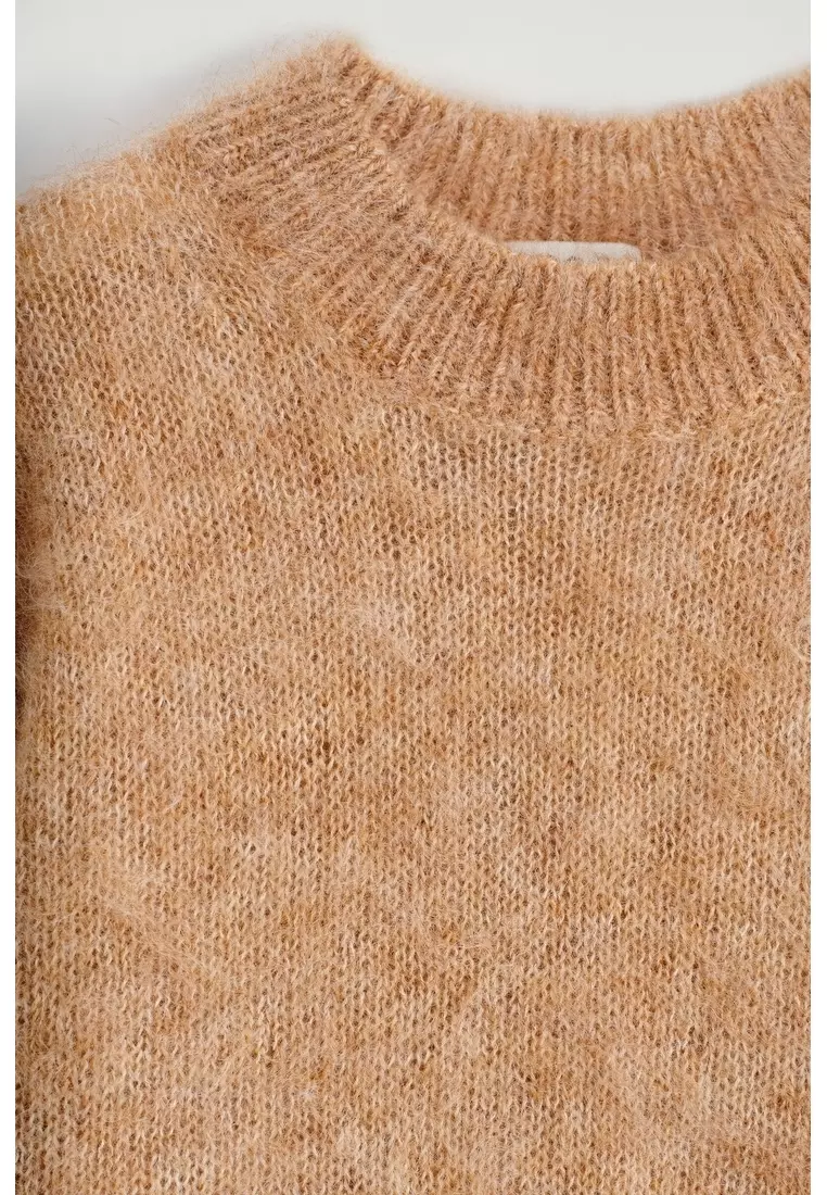 MOHAIR-WOOL CREW-NECK JUMPER