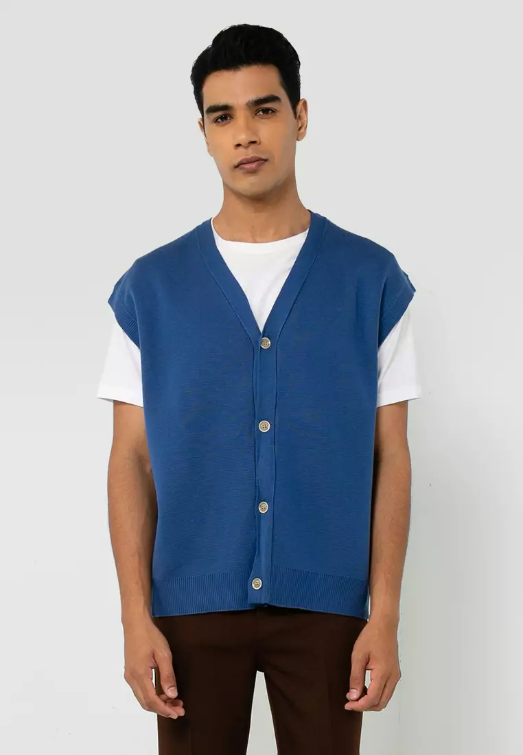 Buy RAGEBLUE MEN KNIT VEST Online ZALORA Malaysia