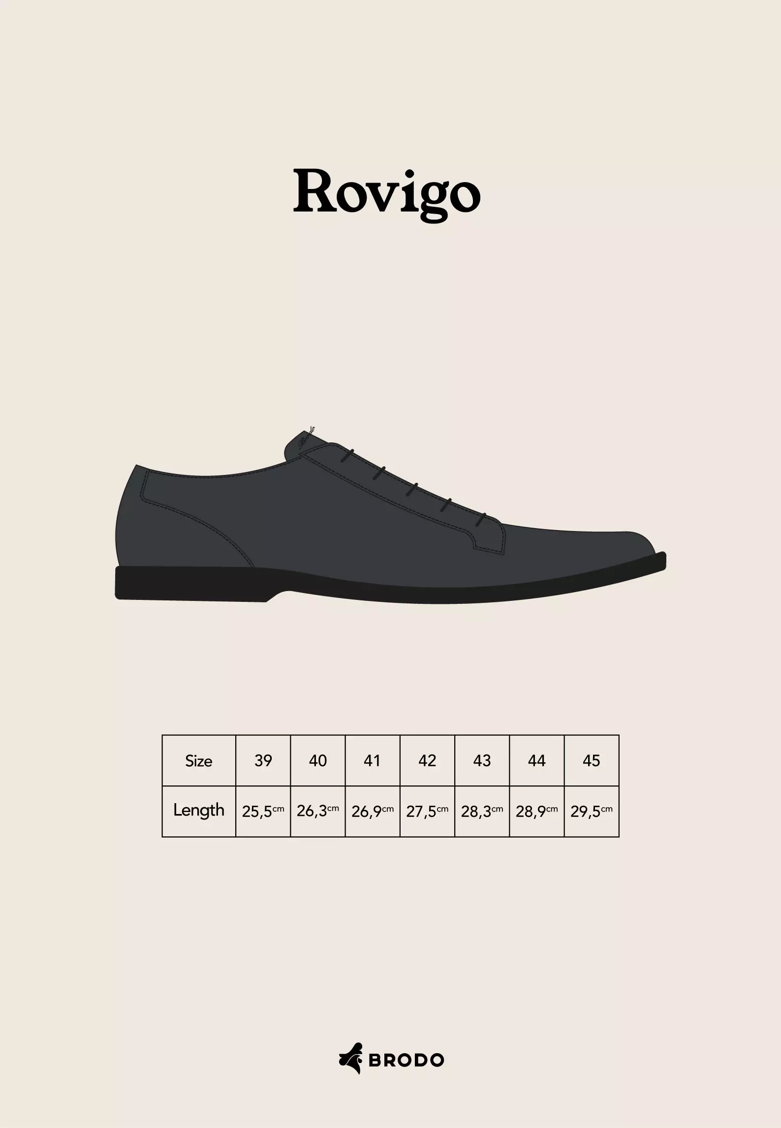 BRODO - Sepatu Rovigo Dark Choco