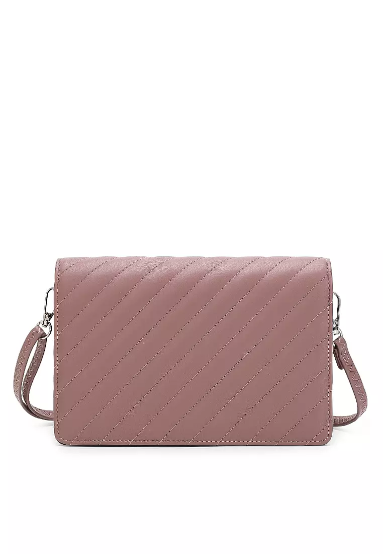 Women's Shoulder Sling Bag / Crossbody Bag - Purple