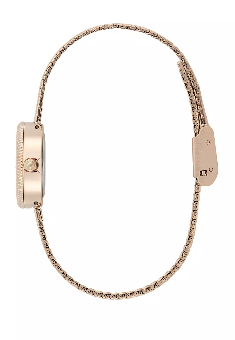 Olivia Burton Finery Rose Gold Mesh 20mm - 24000280