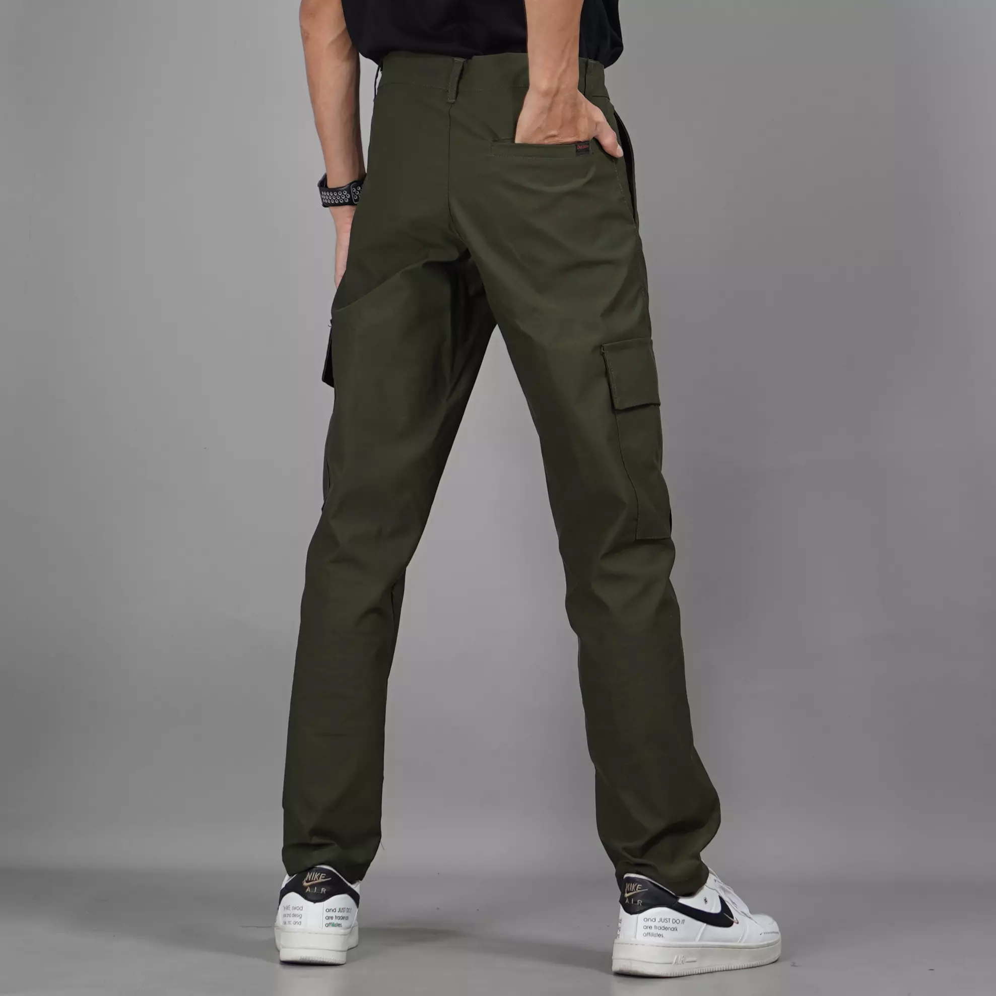 RAYMOND Celana Cargo Pria Celana Taktikal Tactical Cargo Pants Pria - ARMY