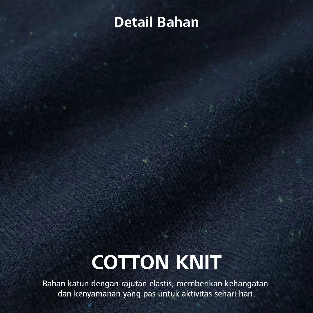 Depiction Cardigan Jacket Outer Knitwear Rajut Comfort - Navy