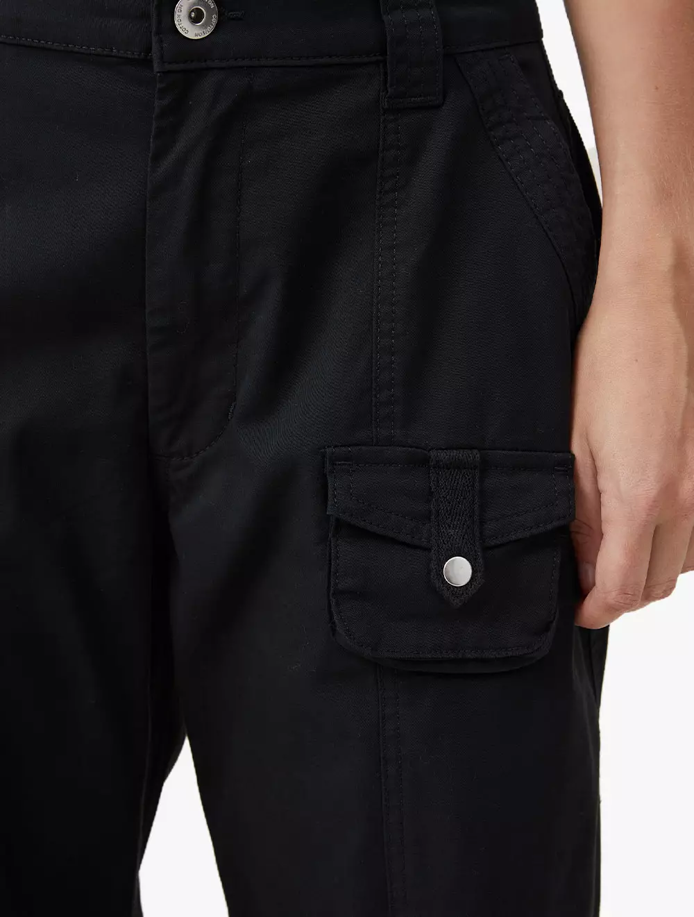 Cotton On -  Pakaian Wanita  - Hayden Cargo Pant Asia Fit - Black