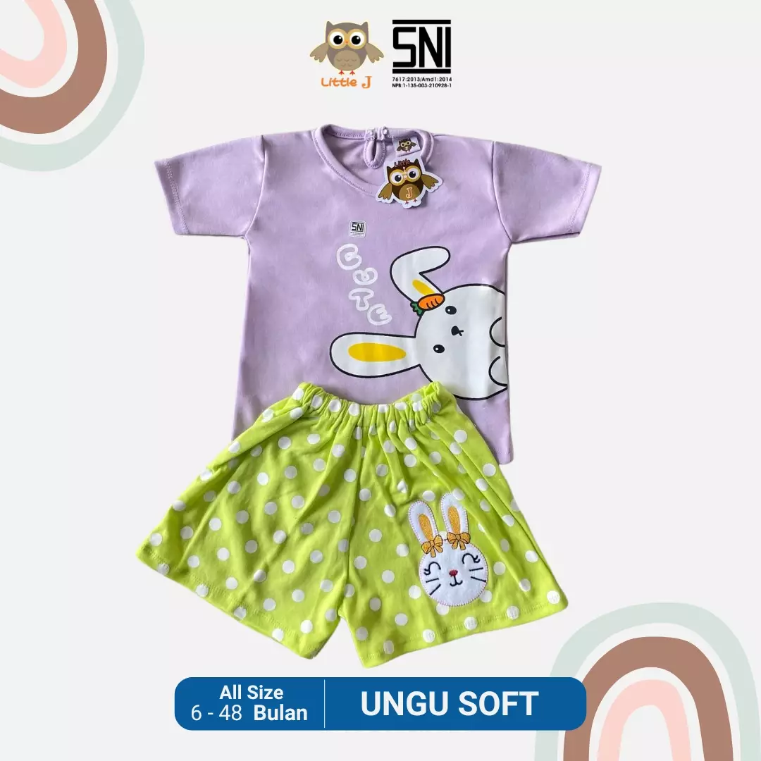 Little J - One Set Anak Cewek Setelan Anak Perempuan 6-48 Bulan 483