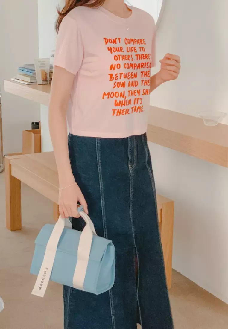 ROY NANO Canvas Crossbody Bag Sky Blue