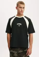 Washed Black/Cream Puff Studio Panelled