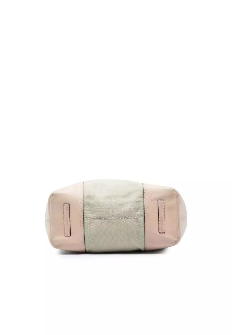 Pre-Loved Loewe Canvas Anagram Shoulder Bag